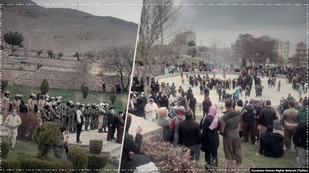 پیش از این نیز نیروهای امنیتی تلاش کرده بوند تا مانع برگزاری مراسم نوروز در پارک کودک سنندج شوند.