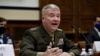 General Kenneth McKenzie Jr., USMC Commander, US Central Command responds to questions during a House Armed Services Committee hearing on the conclusion of military operations in Afghanistan, Sept. 29, 2021 in Washington. 