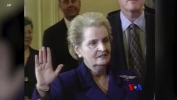အမေရိကန် နိုင်ငံခြားရေးဝန်ကြီးဟောင်း Madeleine Albright