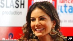 বলিউড চলচ্চিত্র অভিনেত্রী সানি লিওন, ছবি-এপি