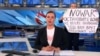 俄羅斯“央視”黃金檔節目直播被反戰編輯舉牌打斷