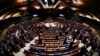 Архівне фото: Зала Парламентської асамблеї ради Європи під час виступу прем'єр-міністр України Дениса Шмигаля