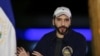 El presidente de El Salvador, Nayib Bukele, habla durante una ceremonia para colocar la primera piedra de un paso elevado de tráfico, en Santa Tecla, El Salvador, 1 de febrero de 2022. REUTERS/José cabezas