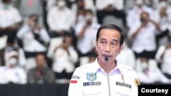Presiden Jokowi menegaskan alokasi Dana Desa senilai ratusan triliun telah berdampak signifikan terhadap pembangunan seluruh desa di Indonesia (biro Setpres)