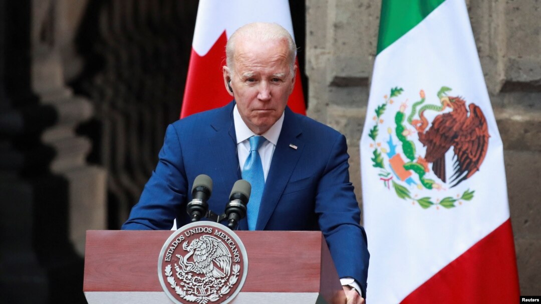 Američki predsjednik Joe Biden tokom konferencije u Meksiko Cityju, 10. januar 2023.