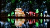 Locals attend to Chinese Lantern Festival in Santiago, Chile, Jan. 4, 2023. 