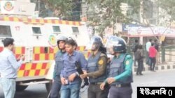 পুলিশের সঙ্গে বিএনপির নেতাকর্মীদের সংঘর্ষ