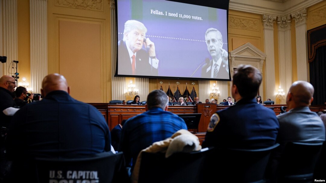 Poslednje zasedanja komisije Predstavničkog doma za istragu napada na Kapitol 6. januara, u Vašingtonu, 19. decembra 2022.