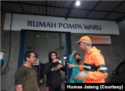 Berada lebih rendah dari muka air laut, Semarang dan sejumlah kota di Pantai Utara Jawa Tengah mengandalkan pompa untuk mengurangi dampak banjir. (Foto: Courtesy/Humas Jateng)