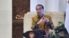 Presiden Jokowi menyampaikan pidato pada Kompas100 CEO Forum Tahun 2022, di Istana Negara, 2 Desember 2022. (Twitter/@setkabgoid) 