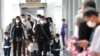 Chinese tourists arrive at Suvarnabhumi International Airport in Samut Prakarn province, Thailand, Jan. 9, 2023. 