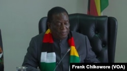 Zanu PF First Secretary Emmerson Mnangagwa