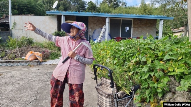 Moon Gyeongga, who has lived in tiny Dojang Village for 60 years, says any young people in the area long ago left for the city. September 20, 2022.