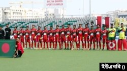 এশিয়ান হকি ফেডারেশনের (এএইচএফ) অনূর্ধ্ব–২১ কাপ হকি খেলায় ওমানকে হারিয়ে চ্যাম্পিয়ন বাংলাদেশ।