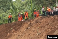 Salah satu kawasan terdampak gempa di Cugenang, Kabupaten Cianjur, Jawa Barat, Kamis (24/11). (Foto: Courtesy : BNPB)