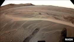 The location where Perseverance will begin dropping samples is shown in this image taken by the Mars rover. (Credits: NASA/JPL-Caltech)