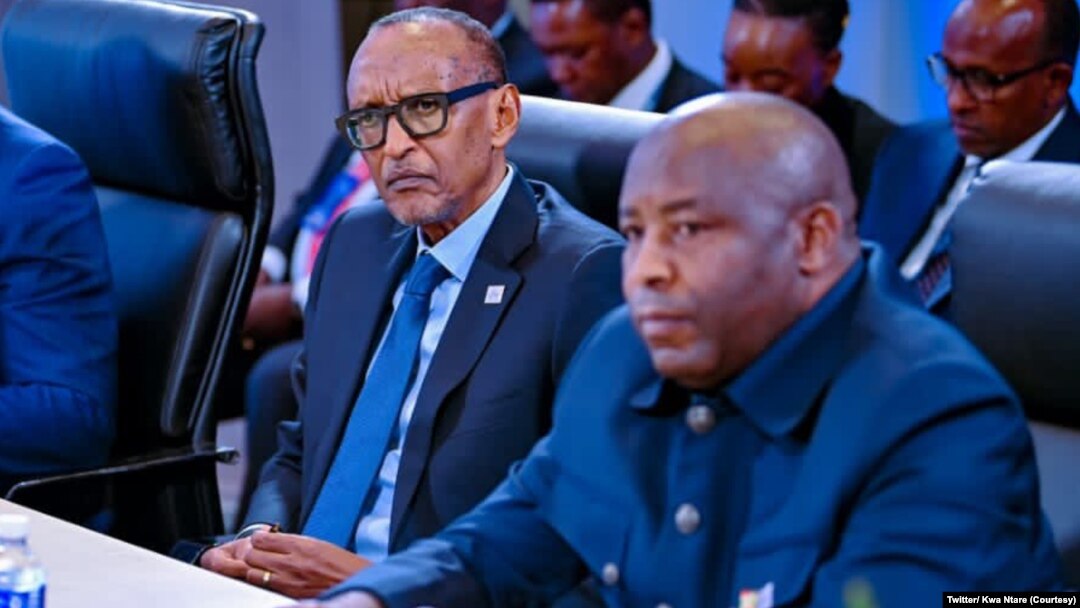 Ba Prezida Ndayishimiye na Kagame
