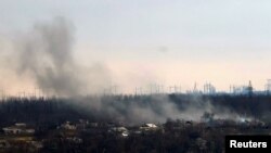 Продолжаются бои в районе украинского Бахмута. 5 января 2022 года.