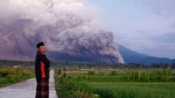 အင်ဒိုနီးရှား မီးတောင်ပေါက်ကွဲမှုကြောင့် အမြင့်ဆုံးသတိပေးချက် ထုတ်ပြန်ထား