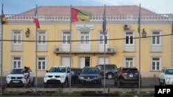 FILE - A general view of the Prime Minister's office of Sao Tome and Principe, in Sao Tome, Nov. 18, 2021.