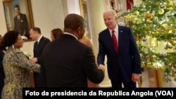 Presidente João Lourenço e Presidente Joe Biden na Casa Branca