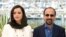 FILE - Actress Taraneh Alidoosti, left, and director Ashgar Farhadi pose for photographers at the Cannes Film Festival on May 21, 2016. Their film, "The Salesman," showed at the festival and won an Oscar for Best Foreign Language film in 2017. 