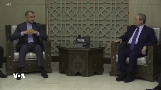کۆبوونەوەی وەزیری دەرەوەی ئێران لەگەڵ هاوتا سورییەکەی لە دیمەشق