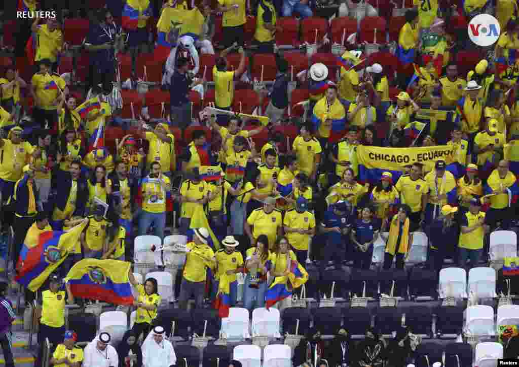 Aficionados ecuatorianos en Qatar REUTERS/Hamad I Mohammed