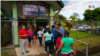 Niños nicaragüenses ingresando a la escuela San José, en Costa Rica, el 7 de diciembre de 2022.
