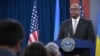 FILE - U.S. Defense Secretary Lloyd Austin speaks during a press conference at the Pentagon, near Washington, on Nov. 16, 2022. At a recent security forum in Canada, Austin warned that Beijing and Moscow seek a world 'where disputes are resolved by force.'