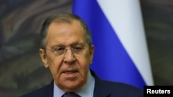 FILE: Russia's Foreign Minister Sergei Lavrov in Moscow. taken Dec. 23, 2022
