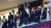 El emir de Qatar, el jeque Tamim bin Hamad Al Thani, y el presidente de la FIFA, Gianni Infantino, en el estadio REUTERS/Kai Pfaffenbach