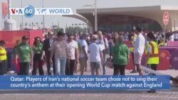 VOA60 World - Iran's World Cup Team Stays Silent as National Anthem Played