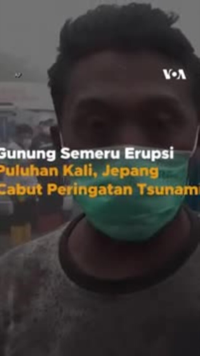 Gunung Semeru: Erupsi Puluhan Kali, Jepang Cabut Peringatan Tsunami