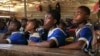 FILE - Students are seen in a classroom at a school in Souza, Cameroon, on Dec. 1, 2021.