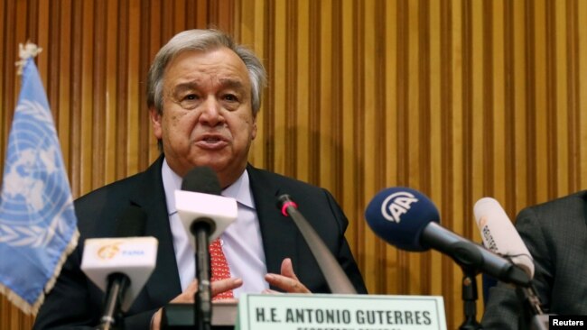 Sekretari i Përgjithshëm i OKB-së, Antonio Guterres