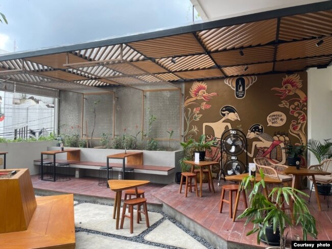 Kafe Djampi Jawi di lantai atas (foto: courtesy).