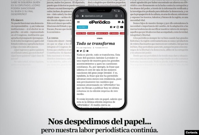 El periodista y gerente de elPeriódico, José Rubén Zamora, fue capturado el 29 de julio y el próximo 8 de diciembre tendrá lugar una audiencia ante la justicia. [Foto: Cortesía]