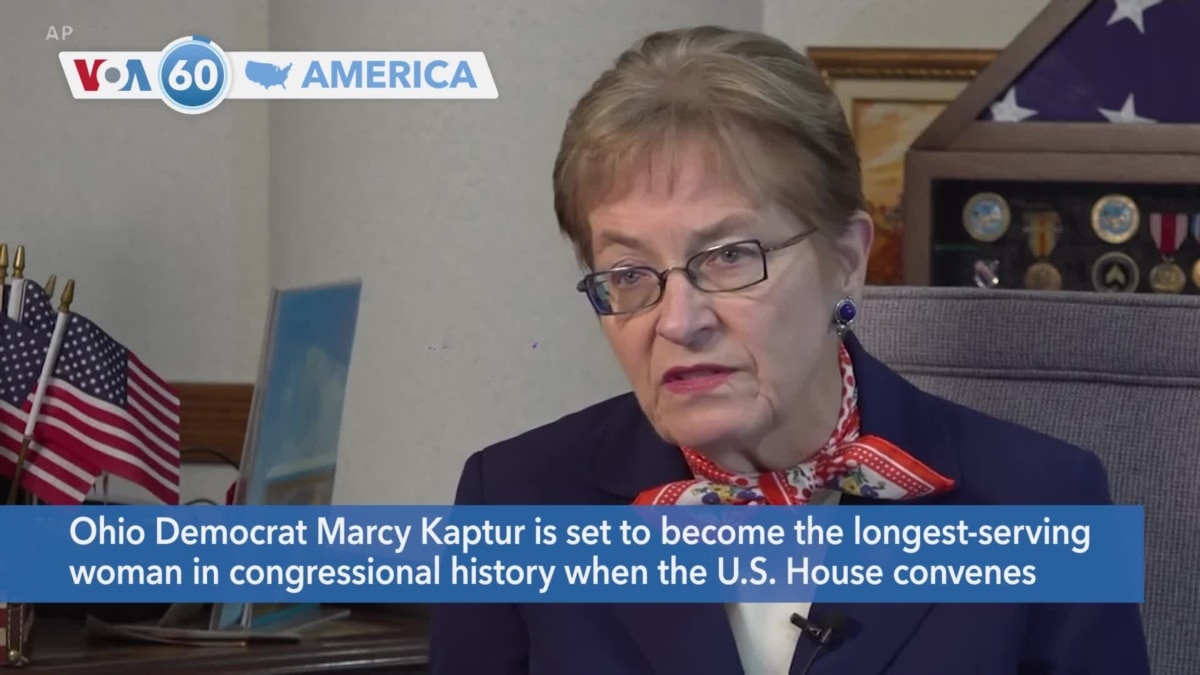 VOA60 America - Ohio Democrat Kaptur To Become The Longest-serving ...