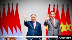 Dalam Pertemuan Bilateral antara Presiden Jokowi dengan Presiden Vietnam di Istana Bogor, Kamis (22/12) telah tercapai kesepakatan Zona Ekonomi Ekslusif setelah 12 tahun berunding (biro Setpres)
