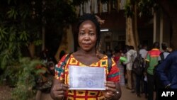 Jacqueline Nana a posé sa candidature, à Ouagadougou, le 16 novembre 2022.