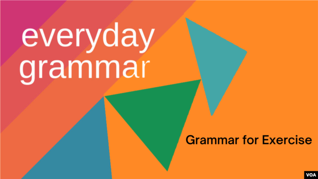 Everyday Grammar: Grammar for Exercise