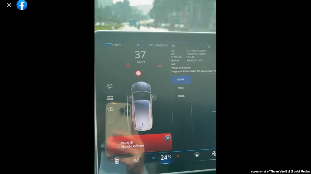Ông Nguyễn Ngọc Thuận đăng video trong nhóm Facebook OFFB nói về VinFast VF 8, được nhiều người lan truyền.
