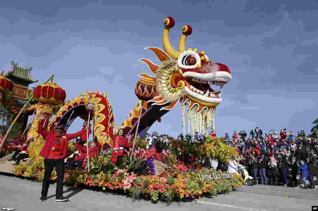 Este lunes se celebró la edición número 134 del Desfile de las Rosas en las calles de Pasadena, California.&nbsp;