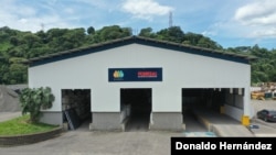 Imagen del exterior de la planta de la compañía de material de construcción Pedregal en Heredia, en Costa Rica.
