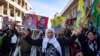 Thousands Protest Turkish Strikes on Kurdish Groups in Syria