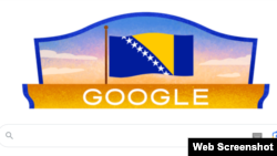 Bosnian Statehood Day on Google doodle