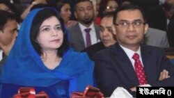তারেক রহমান ও তাঁর স্ত্রী ডা. জোবায়দা রহমান