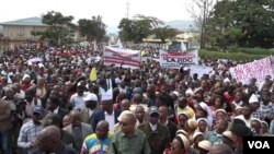 FILE: Thousands of people demonstrated against the M23 rebels' war, in Bukavu, South Kivum. Taken December 2st 2022.