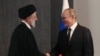 Президент России Владимир Путин встречается с президентом Ирана Эбрахимом Раиси